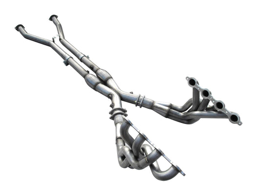 Collecteurs longs ARH 1-3/4 pouces inox avec X-pipe catalysé pour Corvette C5