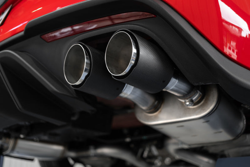 Échappement catback MBRP S72093CF inox, 4 sorties carbone – Mustang GT 5.0 (2018-2020) – vue 2