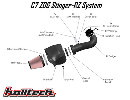 Admission Halltech Stinger-RZ – Corvette C7 Z06 (2015-2019) – vue 2