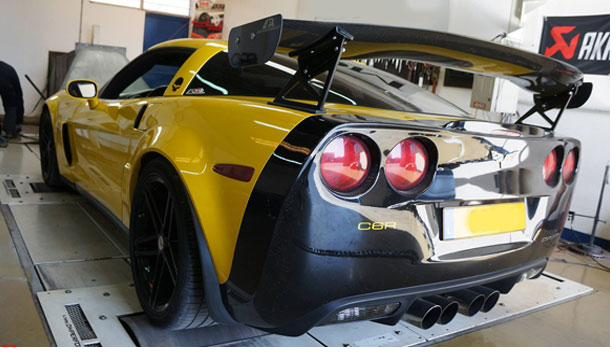 Corvette C6 à l'atelier